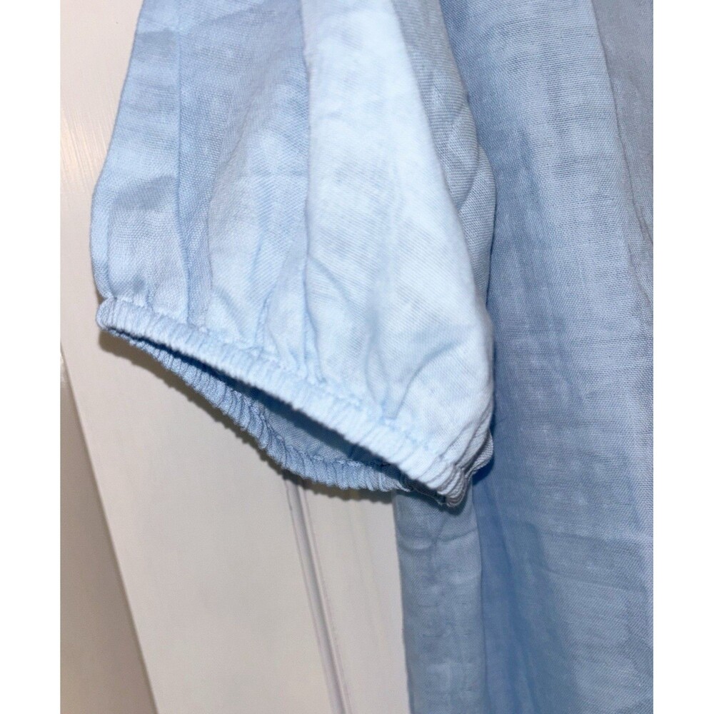 LAKE Blue Cotton Maxi Dress Size Large - Picture 5 of 7